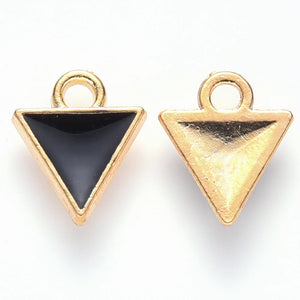 Bedel triangle black goud