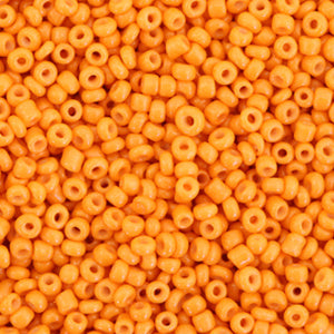 Rocailles Amber orange 2mm