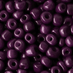Rocailles Aubergine purple 4mm