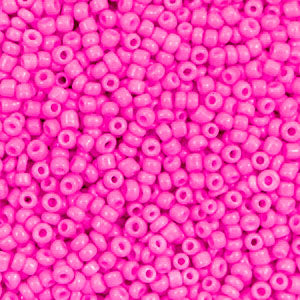 Rocailles Neon hot pink 2mm