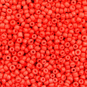 Rocailles Tangerine tango red 2mm