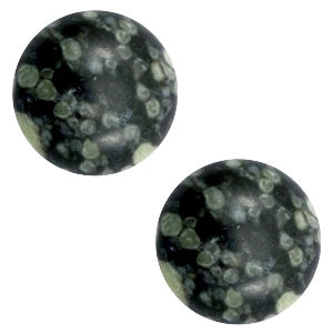 Cabochon basic stone look 20mm Black-green