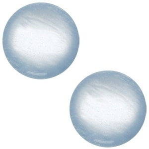 Cabochon polaris soft tone shiny 20 mm light sapphire blue