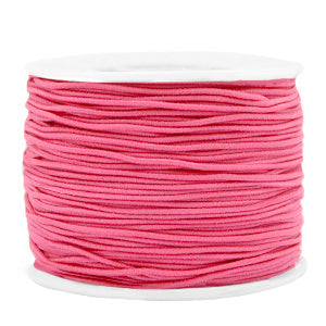 Gekleurd elastisch draad 1.2mm Azalea pink