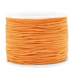 Gekleurd elastisch draad 1.2mm Paradise orange