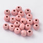 Houten kraal shine pink 6mm