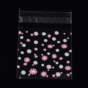 Plastic verpakkingszakjes daisy 10x7cm