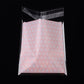 Plastic verpakkingszakjes strik roze 12.5x8cm