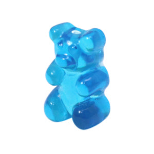 Resin kralen gummy bear Blue