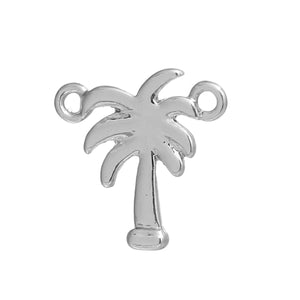 Tussenzetsel palmboom zilver