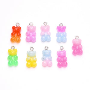 Acryl Gummy Bear glitter bedels