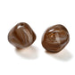 Acryl kraal Cube nugget 17mm Coffee bruin