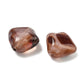 Acryl kraal Rhombus 20mm luipaard bruin