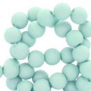 Acryl kralen mat Ocean Green 6mm