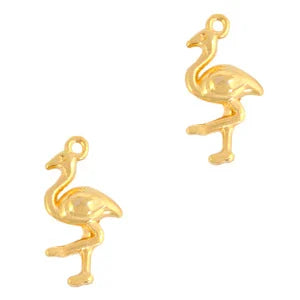 Bedel DQ metaal flamingo Goud (nikkelvrij)