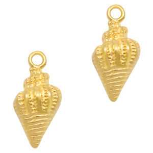 Bedel DQ metaal schelp Goud (nikkelvrij)