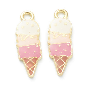 Bedel Enamel IJsjes Roze Goud