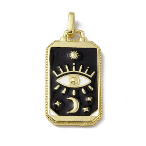 Bedel Enamel Tarot Eye Black