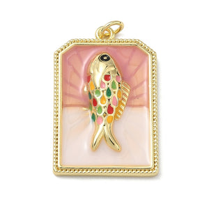 Bedel Enamel Vis Roze