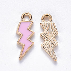 Bedel Enamel bliksem roze goud