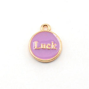 Bedel Enamel luck lila goud