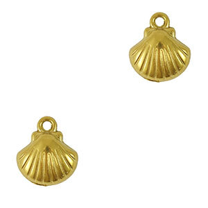 Bedel RVS kokkel schelp goud