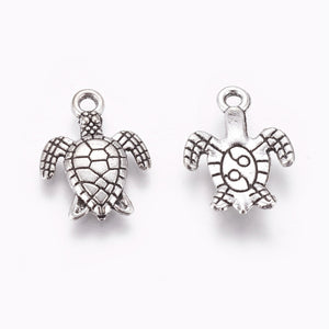 Bedel schildpad zilver