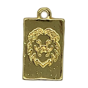 Bedel tag lion goud