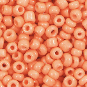 Rocailles Coral orange 4mm