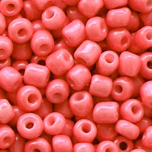 Rocailles Salmon red 4mm