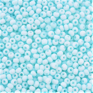 Rocailles frosted candy light blue 3mm