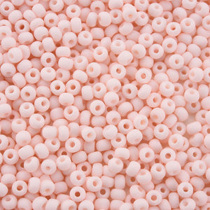 Rocailles frosted misty rose 4mm