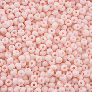 Rocailles frosted peach 4mm