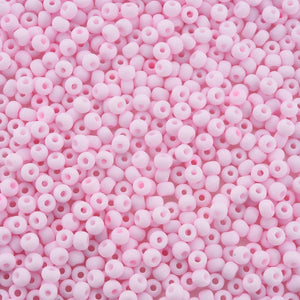 Rocailles frosted pink 4mm
