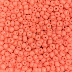 Rocailles oranje rood 3mm
