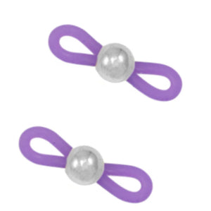 Bril koord eindje ball Purple-silver