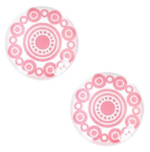 Cabochon rose pink 12mm