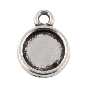 Cabochon setting zilver 10mm