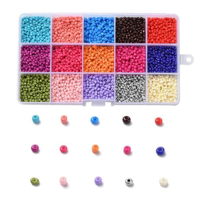 Rocailles Color Splash 3mm box - Maak je eigen unieke sieraden!