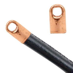 Eindkap TQ metaal Ø2.6mm Rose gold (nikkelvrij)