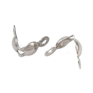 Eindkapje RVS 4mm zilver