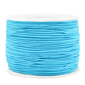 Gekleurd elastisch draad 1.2mm Light blue