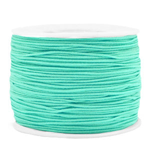 Gekleurd elastisch draad 1.2mm Neo mint green