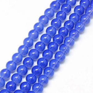 Facet glaskralen donker rood 8mm transparant Facet glaskralen donker rood 8mm transparant