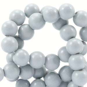 Glaskralen opaque Light Grey 8mm