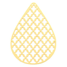 Hangers bohemian druppelvorm Goud