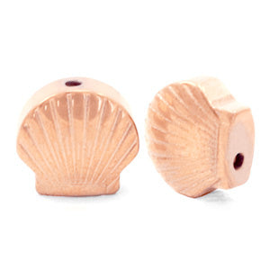 Hematite kralen schelp Rosegold