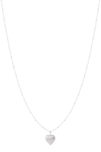 Ketting Hart Casual RVS zilver