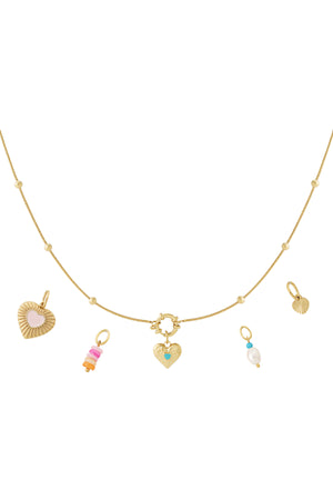 Ketting Ibiza Vibe DIY RVS goud