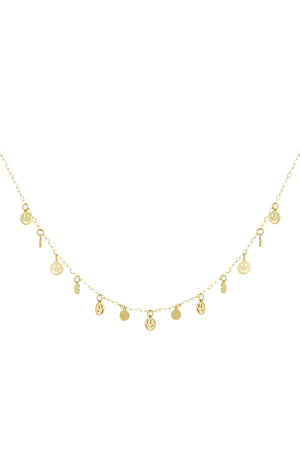 Ketting Smile & Shine RVS Goud